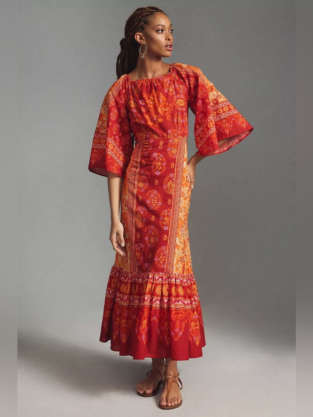 FARM Rio Combuco Cutout Maxi Dress